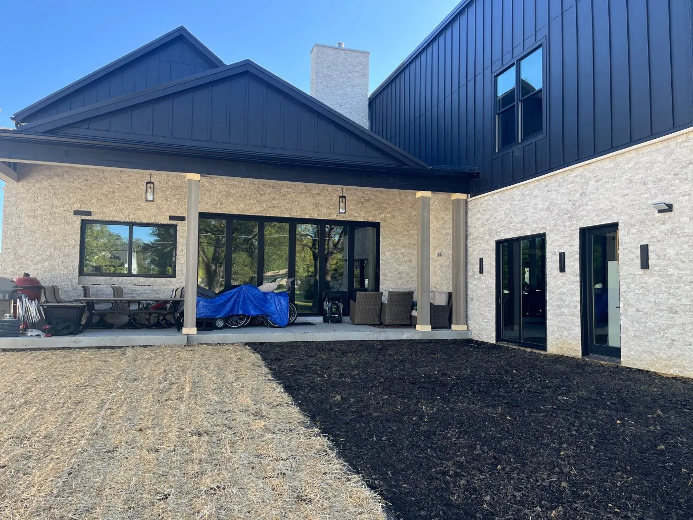 Fiber cement siding installed on a Avian Glen home